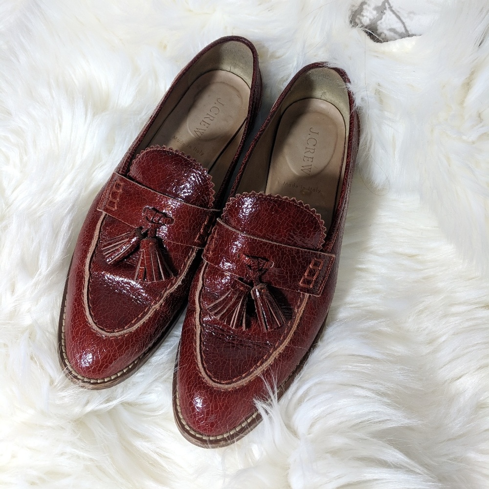 J Crew Leather Loafers Women 6